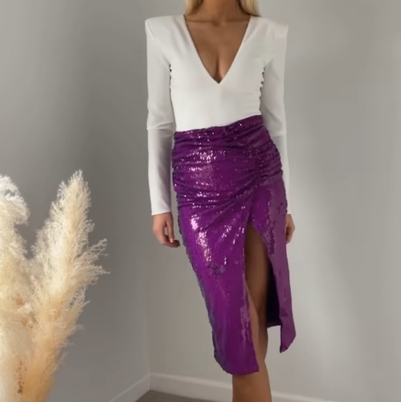 Zara sequin skirt - Picture 8 of 16
